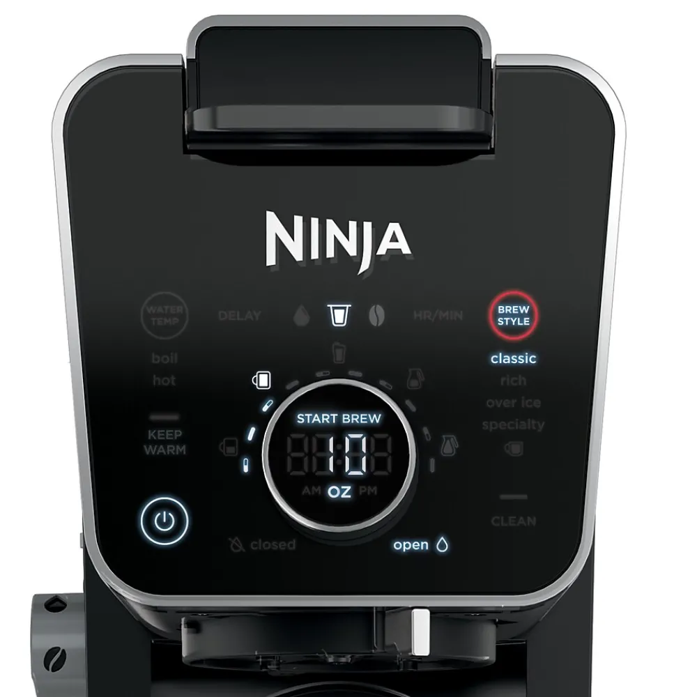 Ninja 12-Cups Single Serve & Automatic Drip Coffee Maker, Black (CFP301)