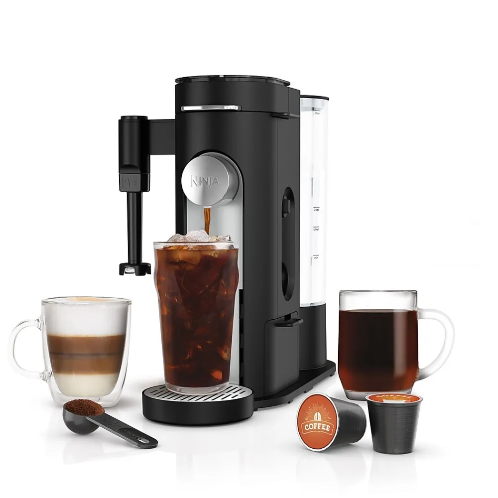 Ninja 3-Cups Single Serve Coffee Maker, Black (PB051)
