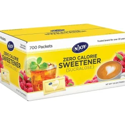 N'Joy ® Yellow - Sucralose Zero Calorie Sweetener Packets, 1g, 700/Bx