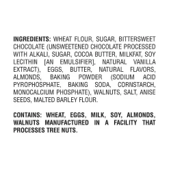 Nonni's Individually Wrapped Cioccolati Biscotti Cookies, 1.25 oz, 25/Pack(Nonnis)