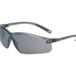 North Safety North® A700 Series Safety Glasses, Gray, Anti-scratch Lens