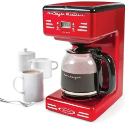 Nostalgia 12-Cups Automatic Drip Coffee Maker (NRCOF12RR)