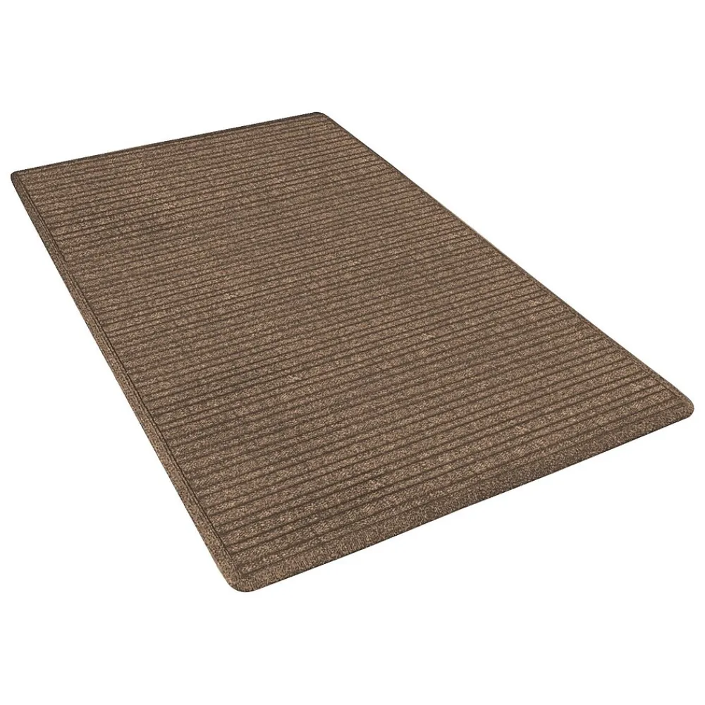NoTrax Barrier Rib Tufted Polypropylene Yarn Superior Entrance Floor Mat, 3' x 5', Brown