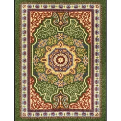 NoTrax OrienTrax Nylon Fiber Specialty Entrance Floor Mat, 3' x 5', Emerald