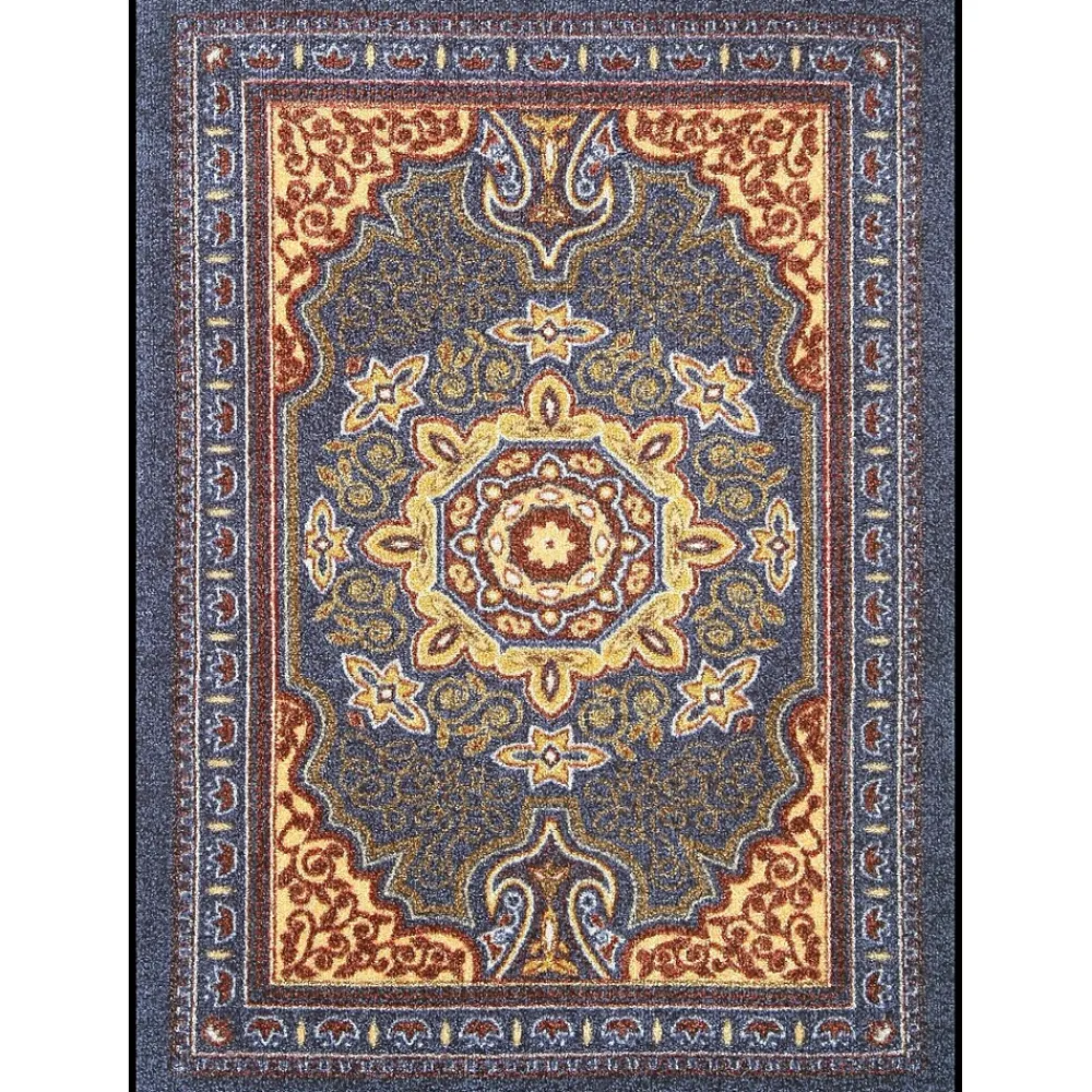 NoTrax OrienTrax Nylon Fiber Specialty Entrance Floor Mat, 3' x 5', Sapphire