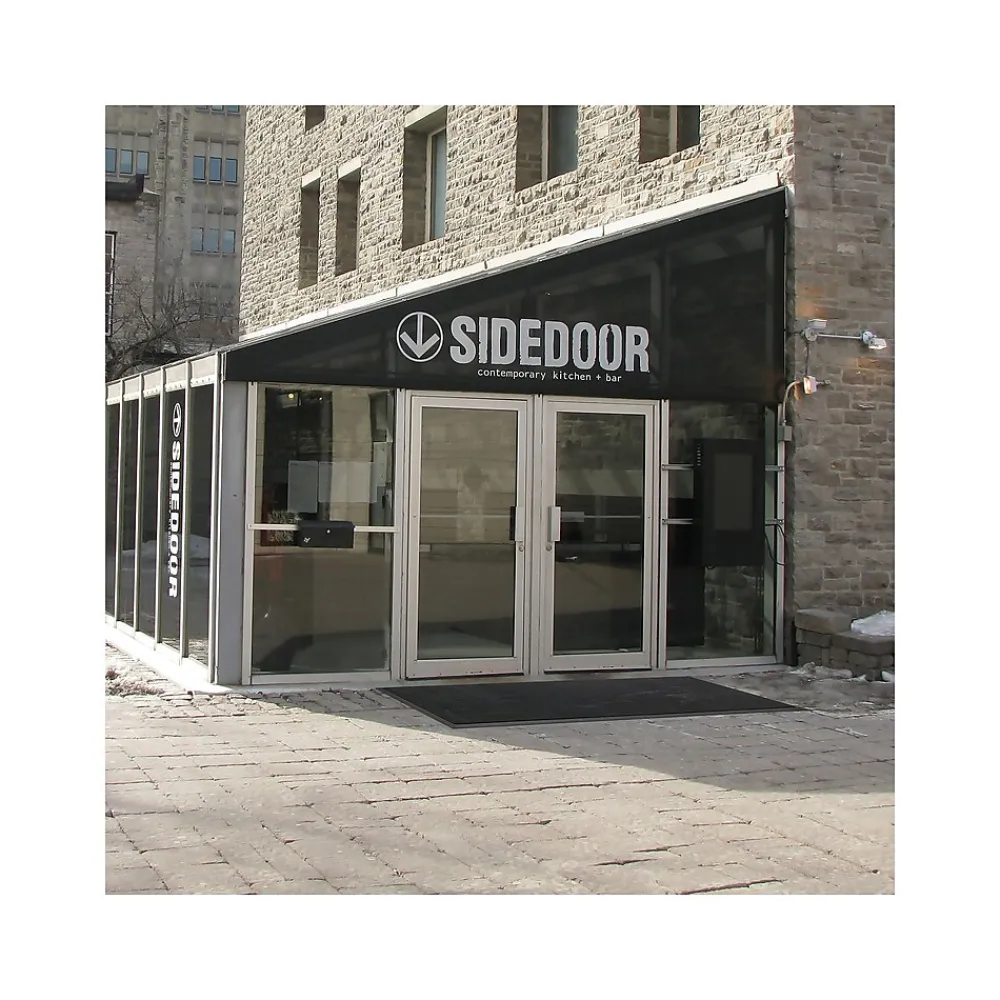 NoTrax Rubber Brush Scraper Mat, 31.5" x 23.6", Black (345S2432BL)