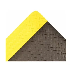 NoTrax Saddle Trax Anti-Fatigue Mat, 60" x 36", Black/Yellow (979S0035YB)