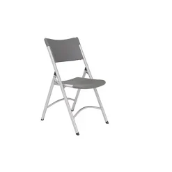 Folding & Stacking*National Public Seating NPS 600 Series Heavy Duty Plastic Folding Chair, Charcoal Slate, 52 Pack (620/52)