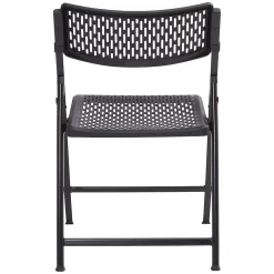 Folding & Stacking*National Public Seating NPS AirFlex Series Premium Polypropylene Folding Chair, Black, 4/Pack (1410)