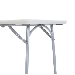 Folding Tables*National Public Seating NPS Heavy Duty Fold-in-Half Table, 30 x 72, Speckled Gray (BMFIH30721)