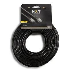 NXT Technologies ™ 100' CAT-6 Cable, Black (NX29932)