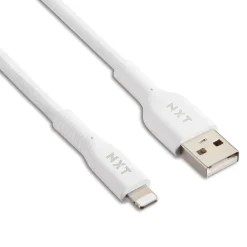 ™ 10 Ft. Braided Lightning to USB Cable, White (NX60463)<NXT Technologies Discount