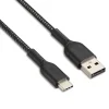 ™ 6 Ft. Braided USB-C to USB-A Cable, Black (NX60471)<NXT Technologies