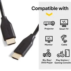 NXT Technologies ™ 12' HDMI to HDMI Audio/Video Cable, Male to Male, Black (NX29740)