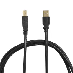 NXT Technologies ™ 16' USB B to USB A Printer Cable, Male to Male, Black (NX29931)