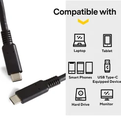 NXT Technologies ™ 3' USB C, Black (NX56854)