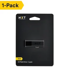 NXT Technologies ™ 8GB USB 2.0 Type A Flash Drive, Black (NX27987-US/CC)