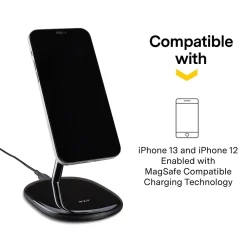 ™ Magnetic Wireless Charging Stand with USB-C Cable for iPhone 12/13, Black (NX60458)<NXT Technologies Discount