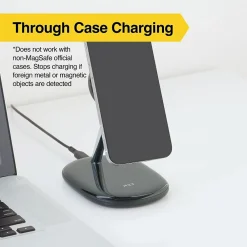 ™ Magnetic Wireless Charging Stand with USB-C Cable for iPhone 12/13, Black (NX60458)<NXT Technologies Discount