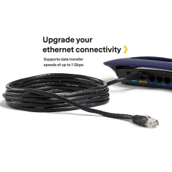 NXT Technologies ™ NX29778 25' CAT-6 Cable, Black