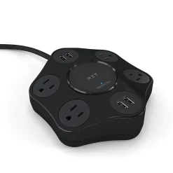 NXT Technologies ™ 4-Outlet plus USB Surge Protector, 8' Braided Cord, 500 Joules (NX 56819)
