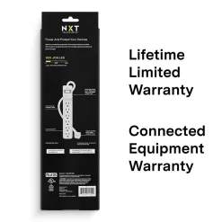 NXT Technologies ™ 6-Outlet Surge Protector, 8' Cord, 900 Joules (NX54314)