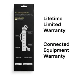 NXT Technologies ™ 6-Outlet Surge Protector, 12' Cord, 900 Joules (NX61425)