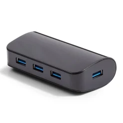 NXT Technologies ™ 4-Port USB 3.0 Hub, Black (NX29745)