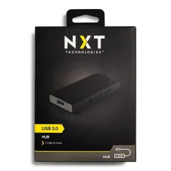NXT Technologies ™ 7-Port USB 3.0 Hub, Black (NX29746)