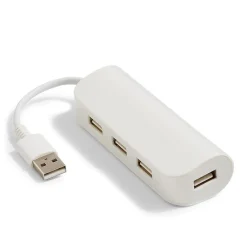 NXT Technologies ™ 4-Port USB 2.0 Hub, White (NX29758)