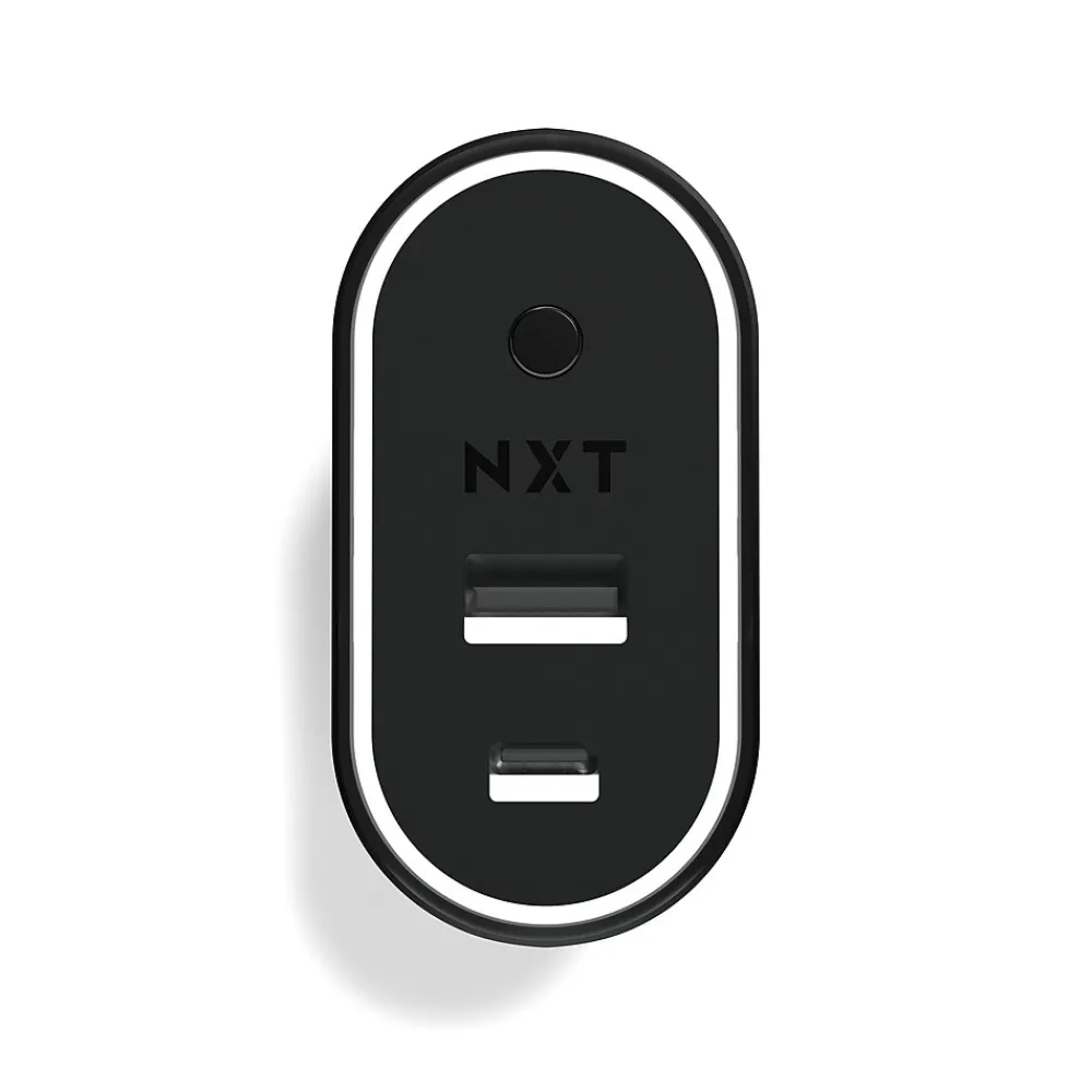 ™ Universal 2-Port USB-C and USB-A Phone Charger, Black (NX54344)<NXT Technologies