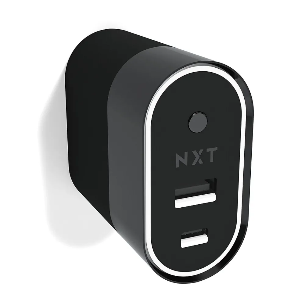 ™ Universal 2-Port USB-C and USB-A Phone Charger, Black (NX54344)<NXT Technologies