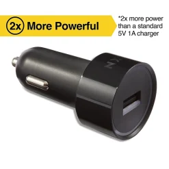 ™ Universal 1 USB Port Car Charger, Black (NX54335)<NXT Technologies Online