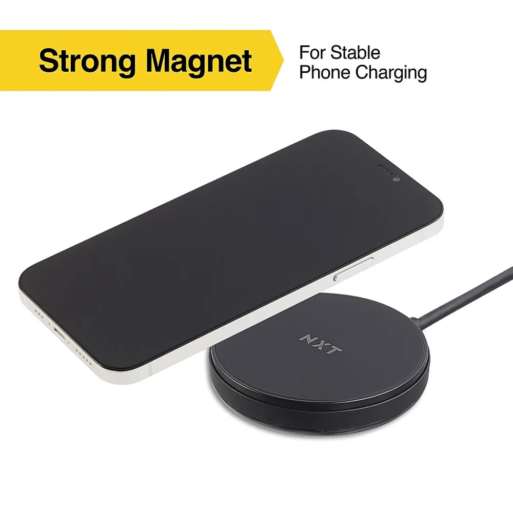 ™ Wireless Magnetic Charger Bundle for Most Smartphones, Black (NX60457)<NXT Technologies Discount