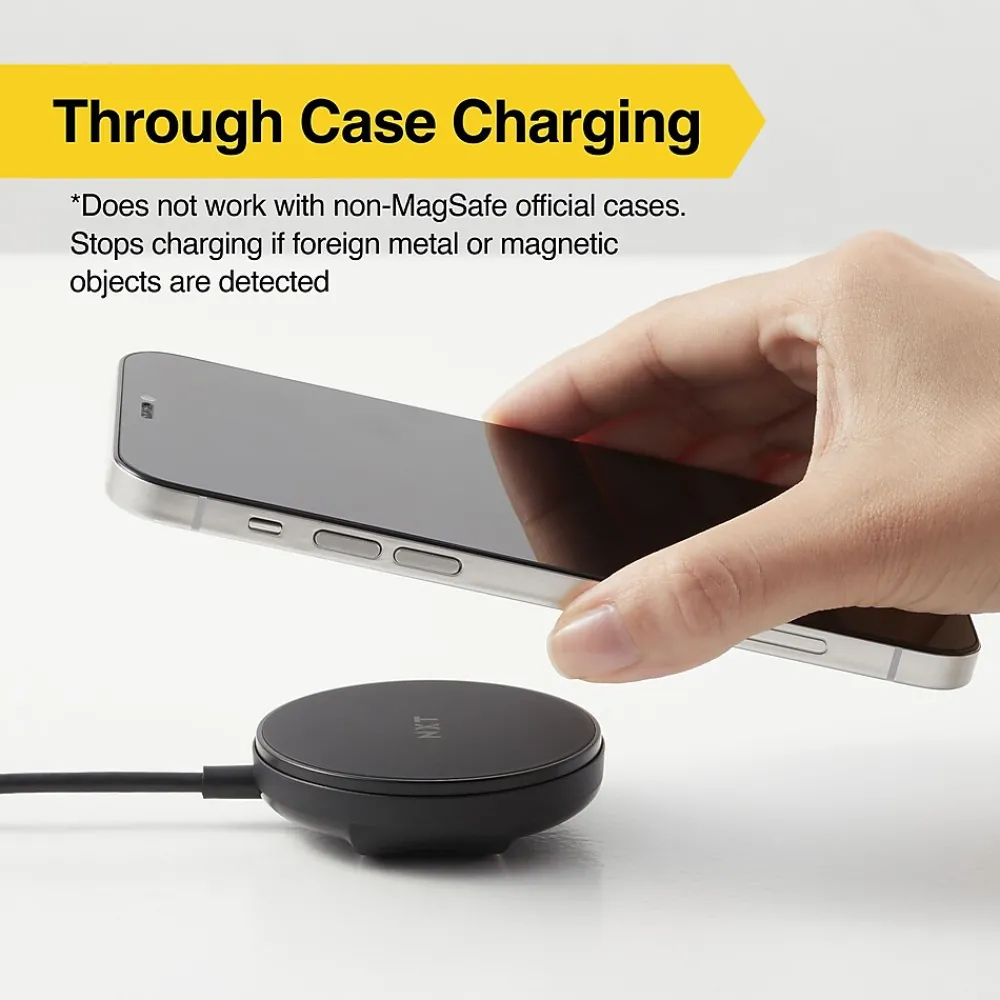 ™ Wireless Magnetic Charger Bundle for Most Smartphones, Black (NX60457)<NXT Technologies Discount