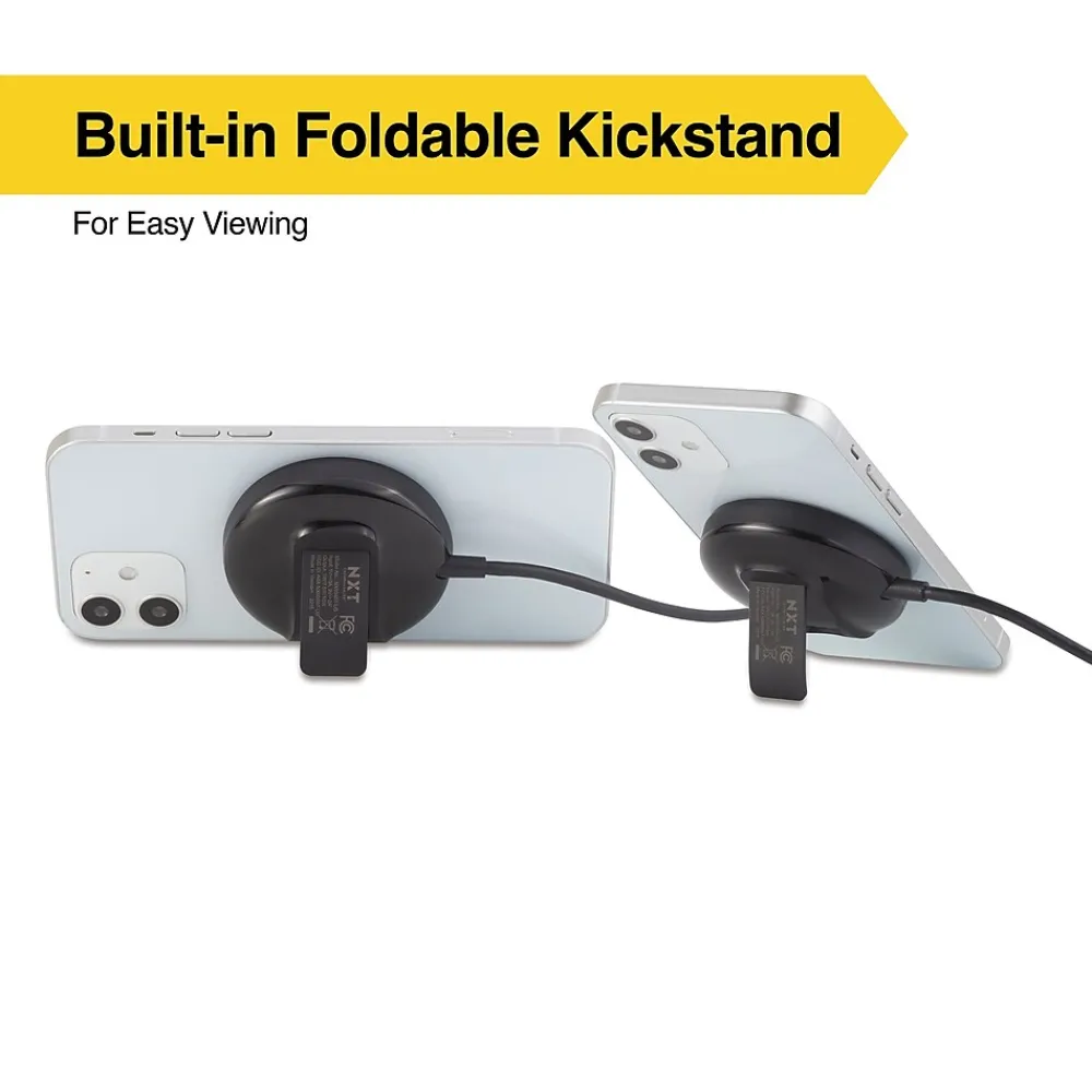 ™ Wireless Magnetic Charger Bundle for Most Smartphones, Black (NX60457)<NXT Technologies Discount