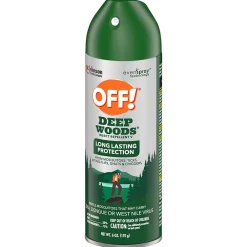 OFF!  Deep Woods V Aerosol for Mosquitos, Alcohol Odor, 6 oz. (333242)