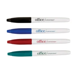 Markers|Martha Stewart Office by ™ Dry Erase Markers, 4 Pack, Assorted Colors (28549)