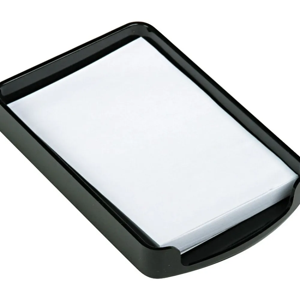 Pop-Up Dispensers*Officemate 2200 Series Memo Holder, Black, 1 1/16"H x 4 3/4"W x 7 3/4"L