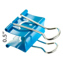 Clips & Fasteners|Officemate Smiling Face Medium Binder Clips, Assorted Colors, 36 Clips/Pack (31095)
