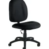 Office Chairs*Offices to go Fabric Armless Task Chair, Black (OTG11650-QL10)