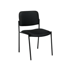 Folding & Stacking*Offices to go Fabric Armless Stacking Chair, Fabric, Black (OTG2748LQ10)