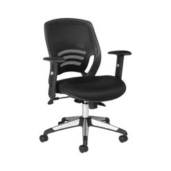 Office Chairs*Offices to go Fabric Manager Chair, Mesh Black (OTG11686B)