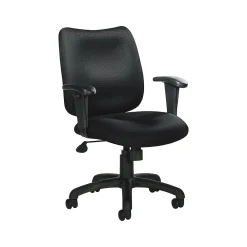 Office Chairs*Offices to go Fabric Task Chair, Patterned Black (OTG11612B)