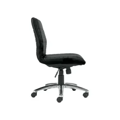 Office Chairs*Offices to go Faux Leather Task Chair, Black (OTG11735PU30/BL20)