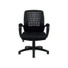 Office Chairs*Offices to go Mesh Back Fabric Manager Chair, Black (OTG11750B)