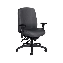 Office Chairs*Offices to go Multi-Function Fabric Task Chair, Graphite Gray (OTG11710-QL11)
