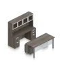 Office Desks*Offices to go Superior 71" Workstation Desk Bundle, Artisan Grey (TDOTG20-AGL)