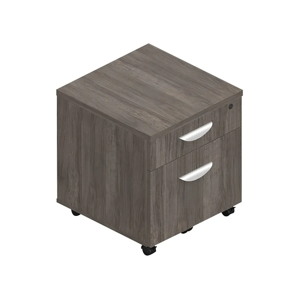 File Cabinets*Offices to go Superior 2-Drawer Vertical File Cabinet, Locking, Letter/Legal, Artisan Gray, 22" (TDSL22BFMAGL)