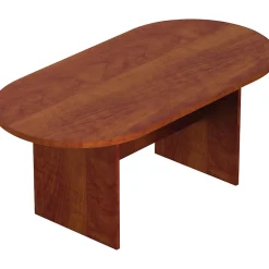 Conference Room Tables*Offices to go 71"W Racetrack Conference Table, American Dark Cherry (TDSL7136RSADC)